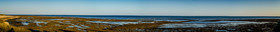 Plage île de Ré, fin de journée, marée basse