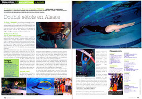 Couverture photo des championnats de France d'apnée à Mulhouse Article dans Apnéa