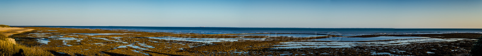 Plage île de Ré, fin de journée, marée basse