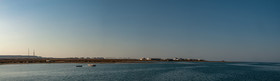 Fin de journée, cote de la mer rouge, Marsa Alam, Egypte